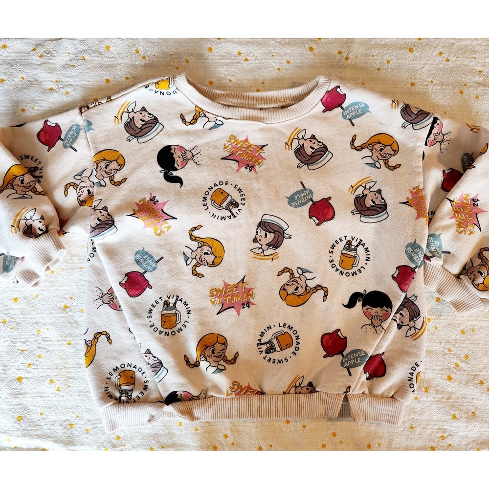 ZARA Faces Kids Sweater‎ - Size: 3-4 Years (104cm)